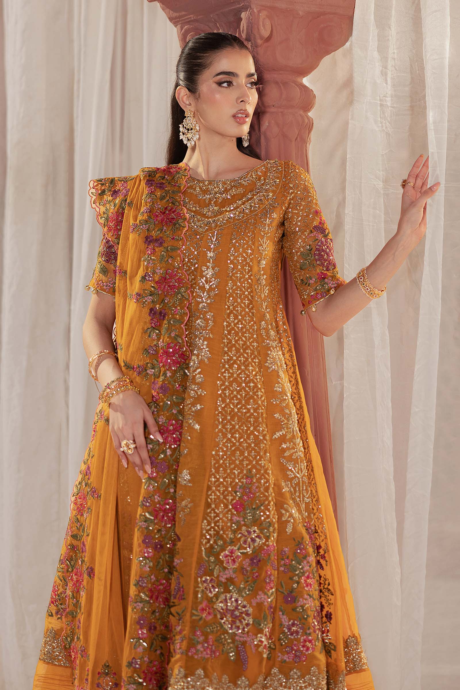 Maria B | Formal Wears | SF-EF25-42 by Maria B - Designer Dress - Type: Ladies Clothes - Available at Libayah - 100% Original