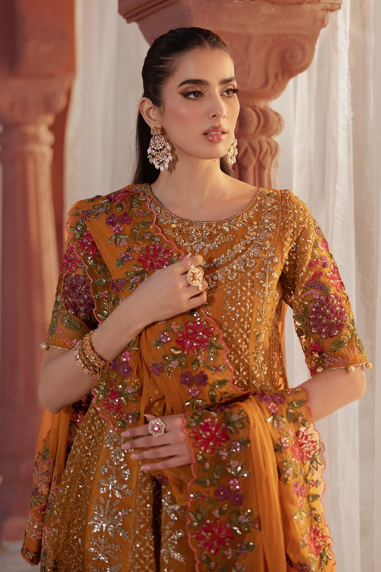Maria B | Formal Wears | SF-EF25-42 by Maria B - Designer Dress - Type: Ladies Clothes - Available at Libayah - 100% Original