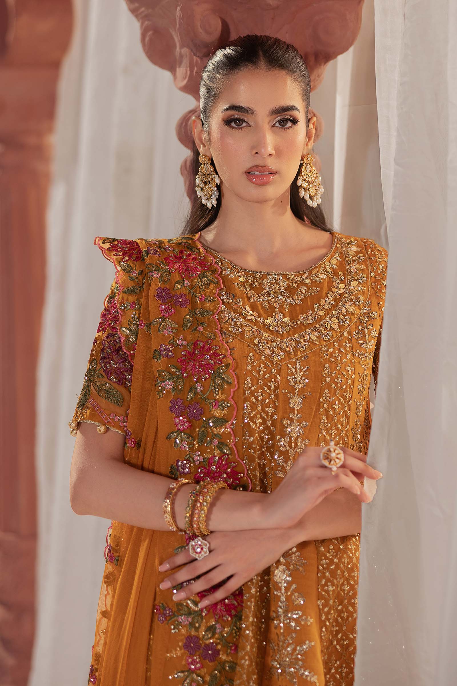 Maria B | Formal Wears | SF-EF25-42 by Maria B - Designer Dress - Type: Ladies Clothes - Available at Libayah - 100% Original