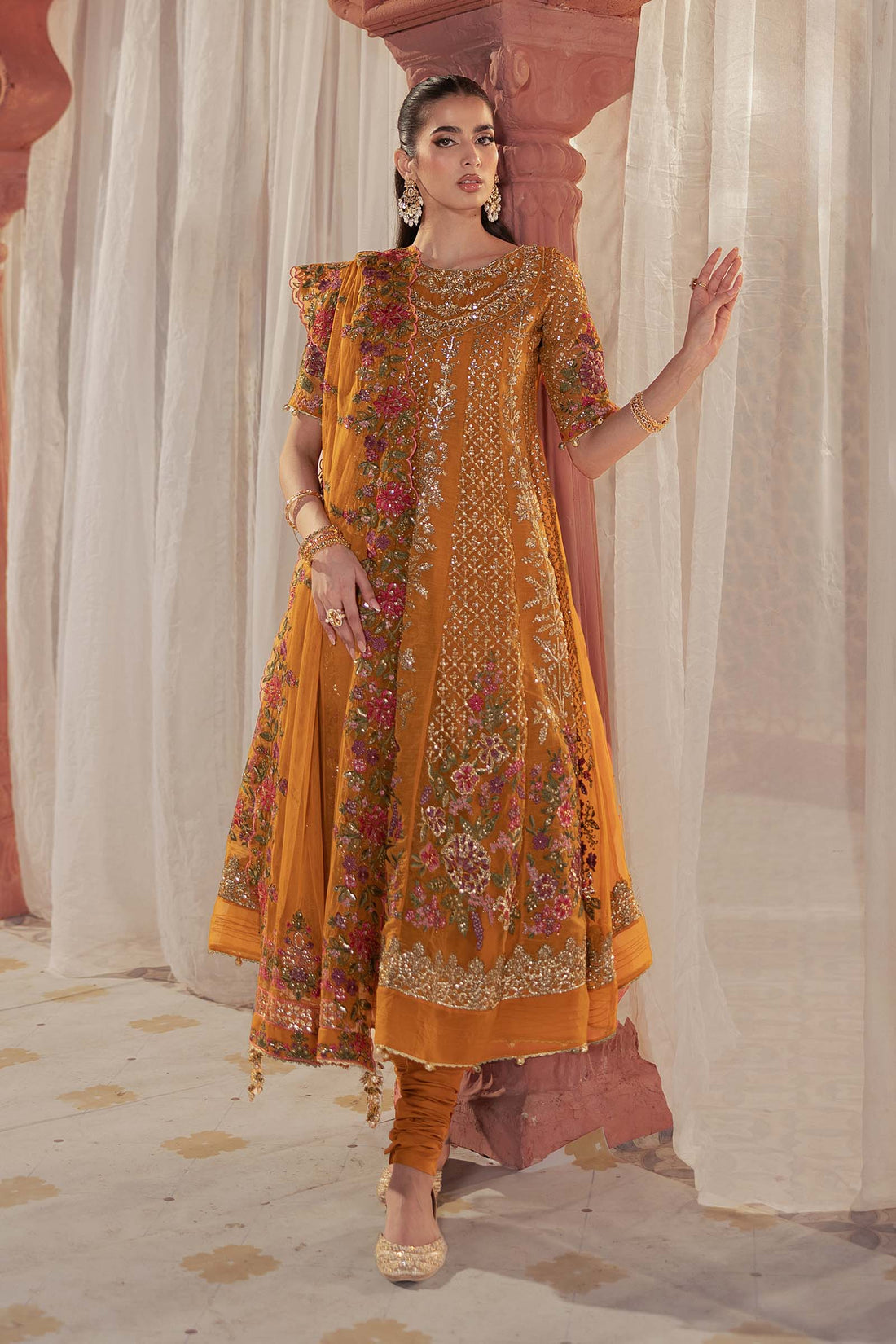 Maria B | Formal Wears | SF-EF25-42 by Maria B - Designer Dress - Type: Ladies Clothes - Available at Libayah - 100% Original