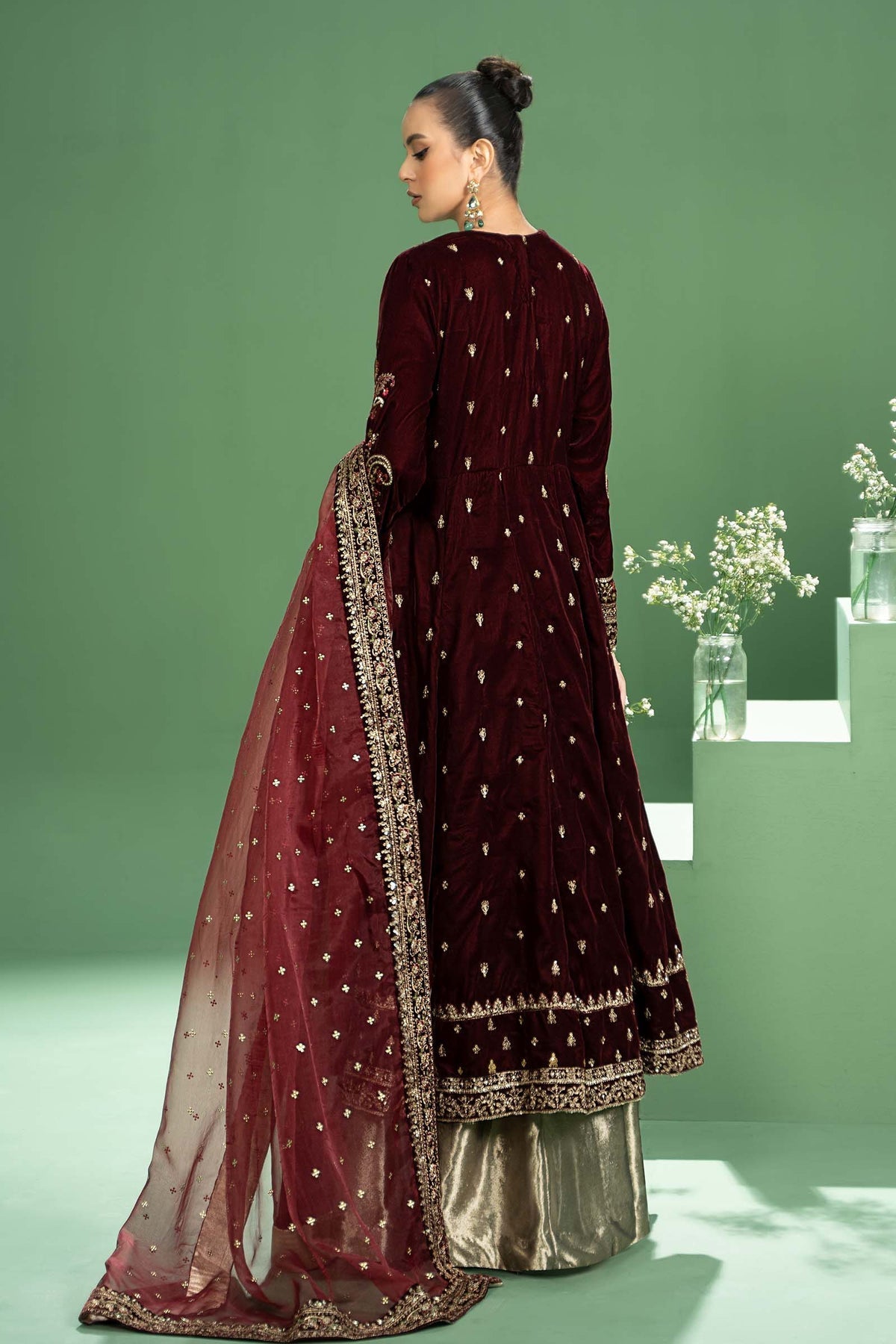 Maria b | Formal Wears | SF-W24-02 by Maria B - Designer Dress - Type: Formal - Available at Libayah - 100% Original