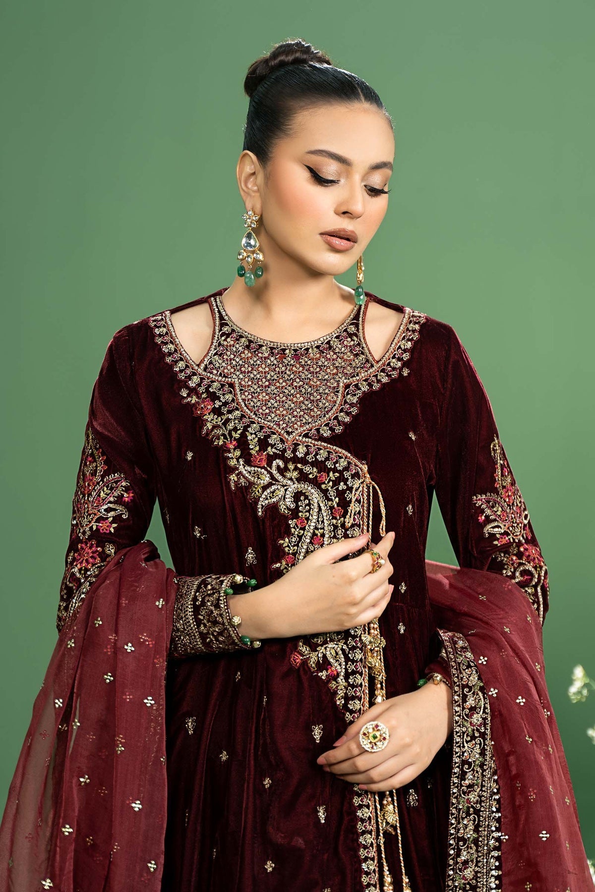 Maria b | Formal Wears | SF-W24-02 by Maria B - Designer Dress - Type: Formal - Available at Libayah - 100% Original