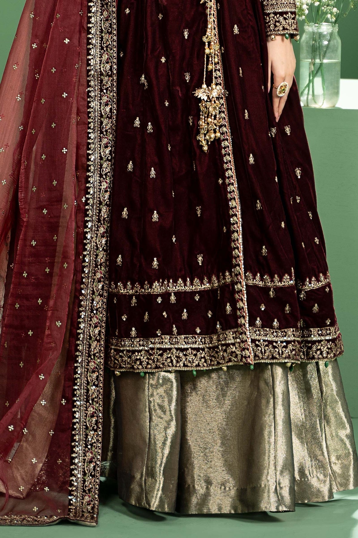 Maria b | Formal Wears | SF-W24-02 by Maria B - Designer Dress - Type: Formal - Available at Libayah - 100% Original