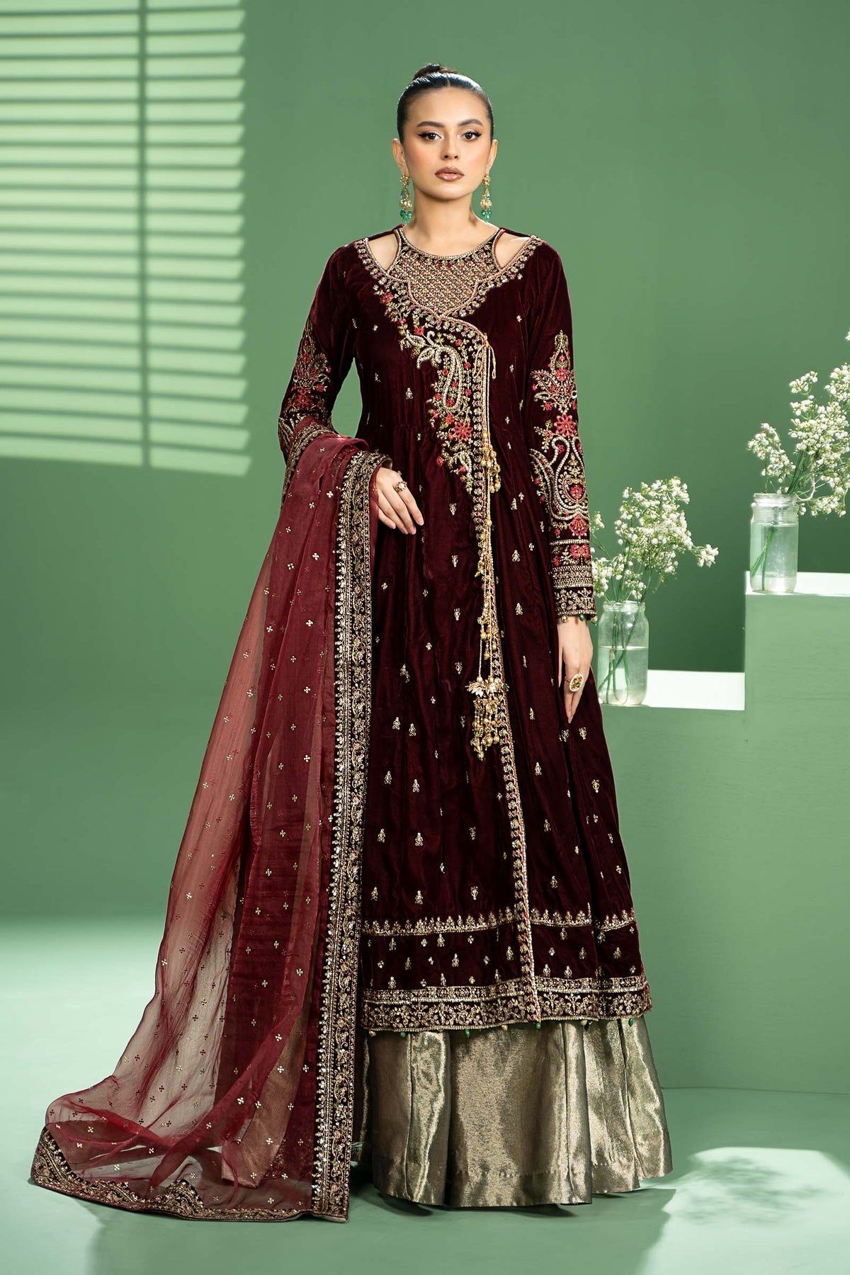 Maria b | Formal Wears | SF-W24-02 by Maria B - Designer Dress - Type: Formal - Available at Libayah - 100% Original