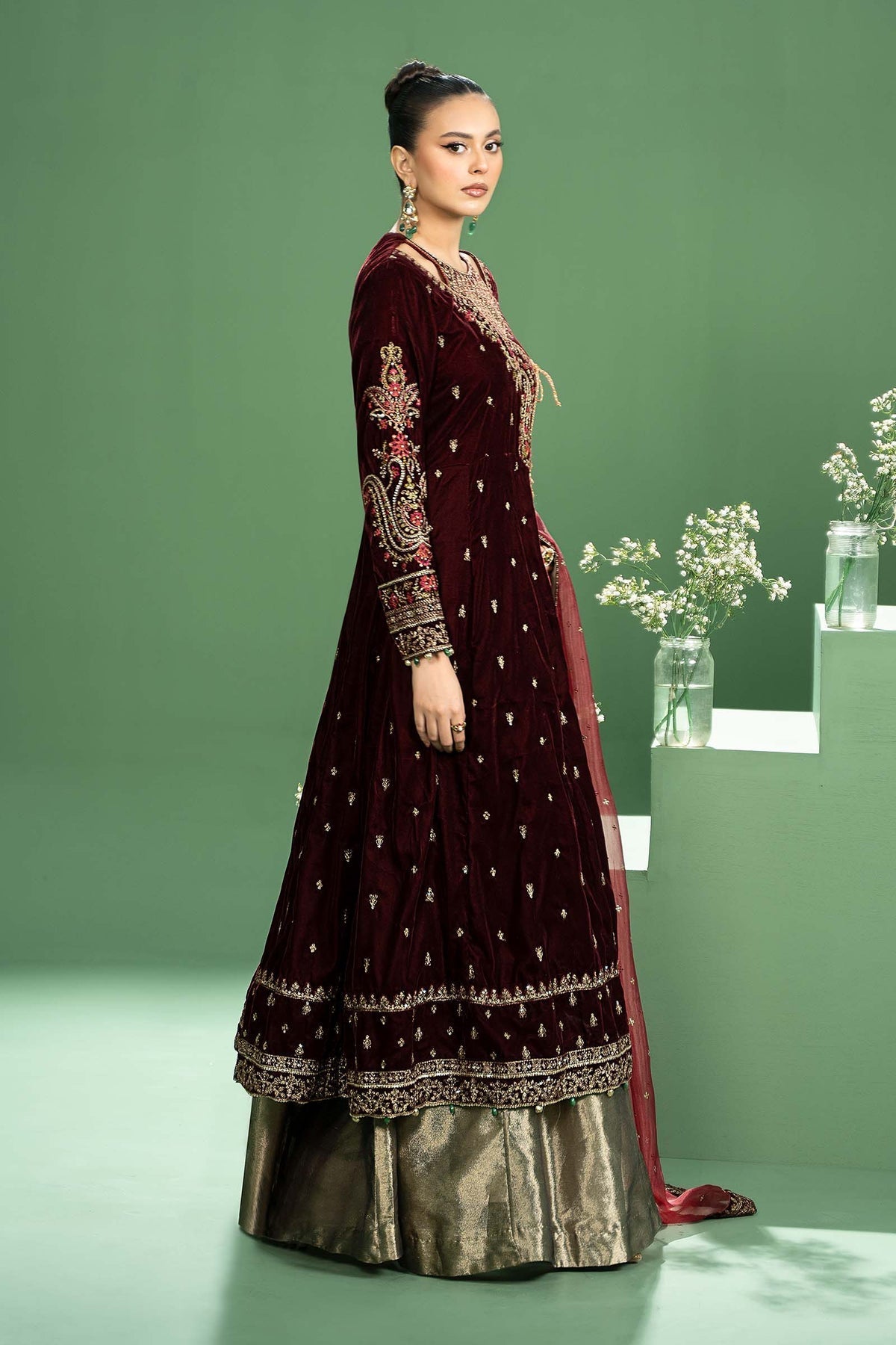 Maria b | Formal Wears | SF-W24-02 by Maria B - Designer Dress - Type: Formal - Available at Libayah - 100% Original