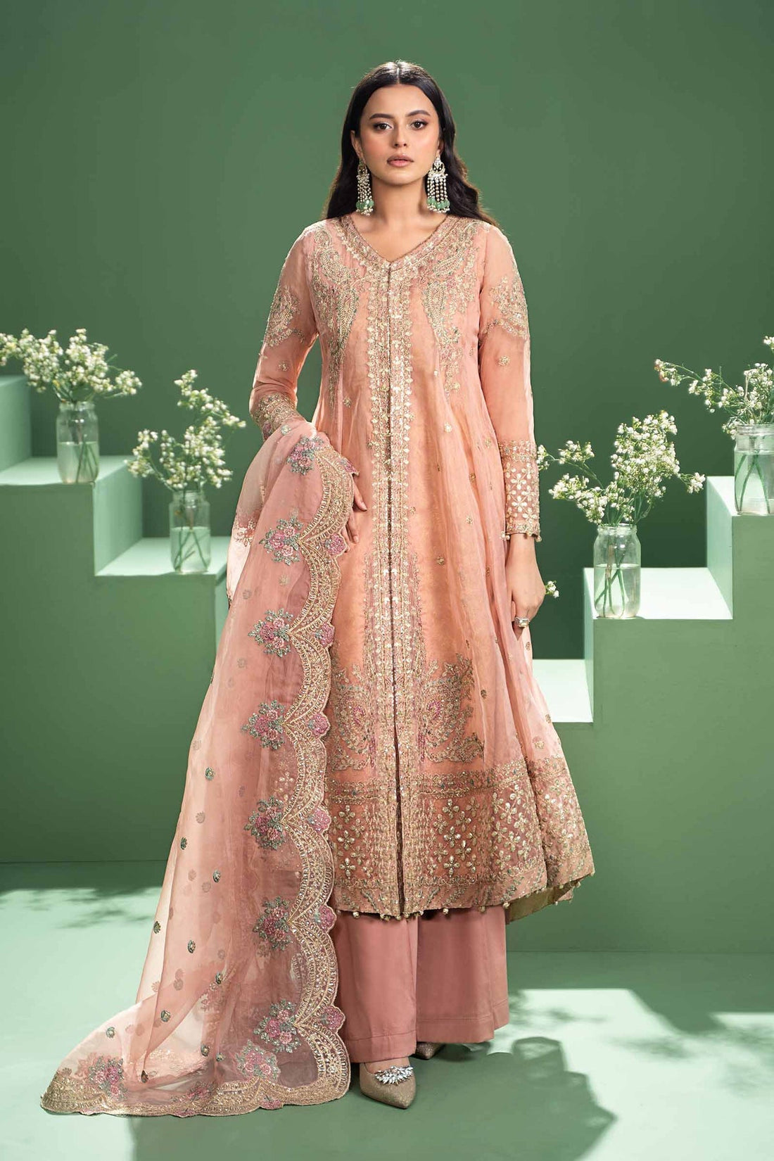 Maria b | Formal Wears | SF-W24-01 by Maria B - Designer Dress - Type: Formal - Available at Libayah - 100% Original