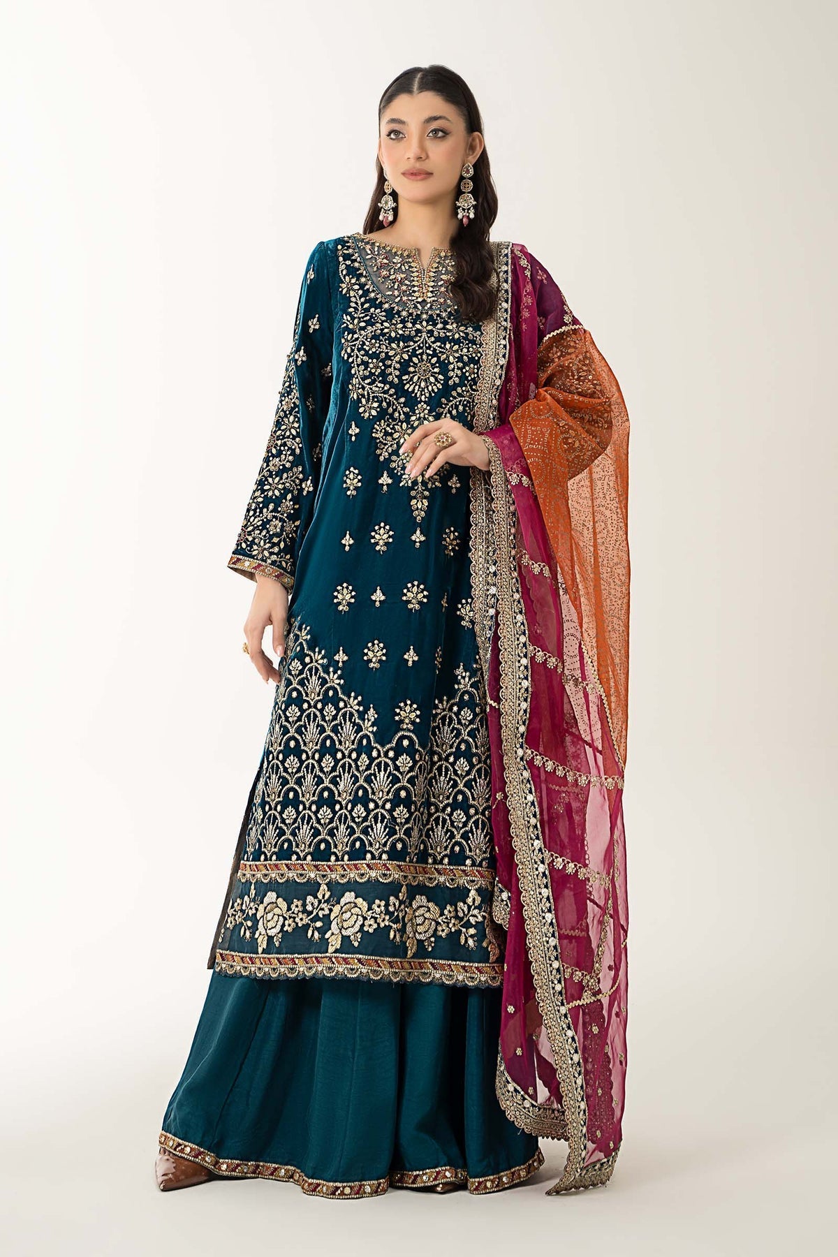 Maria B | Formal Wears | SF-W24-05 by Maria B - Designer Dress - Type: Ladies Clothes - Available at Libayah - 100% Original