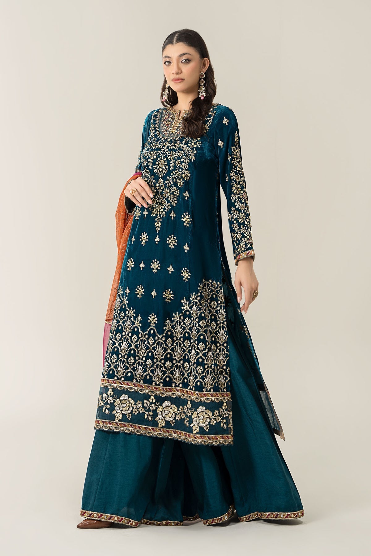 Maria B | Formal Wears | SF-W24-05 by Maria B - Designer Dress - Type: Ladies Clothes - Available at Libayah - 100% Original