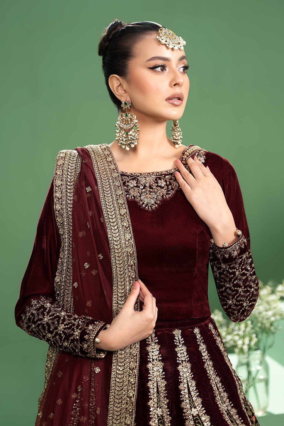 Maria b | Formal Wears | SF-W24-17 by Maria B - Designer Dress - Type: Formal - Available at Libayah - 100% Original