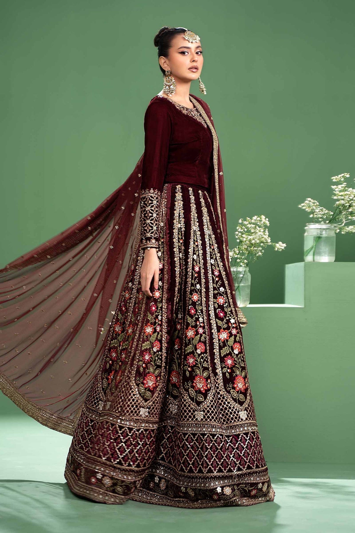 Maria b | Formal Wears | SF-W24-17 by Maria B - Designer Dress - Type: Formal - Available at Libayah - 100% Original