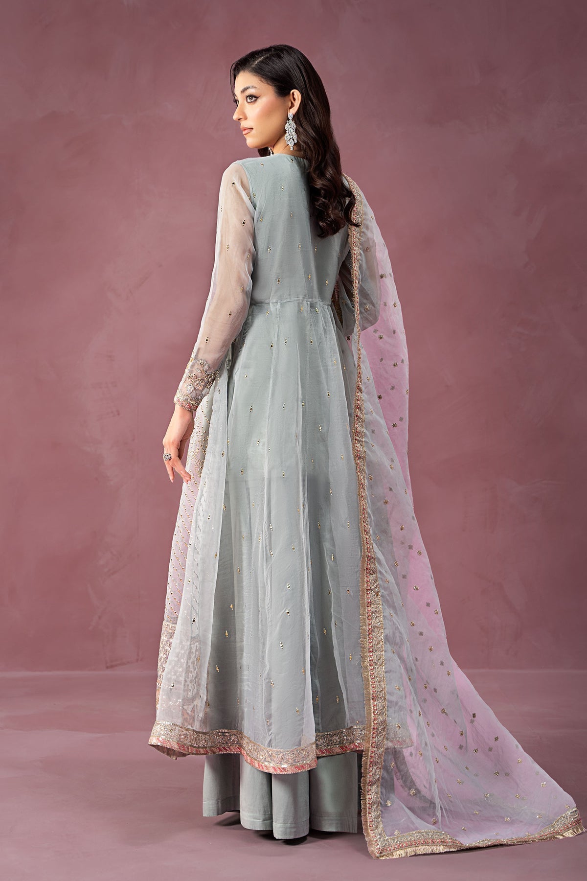 Maria B | Formal Wears | SF-W24-19 by Maria B - Designer Dress - Type: Ladies Clothes - Available at Libayah - 100% Original