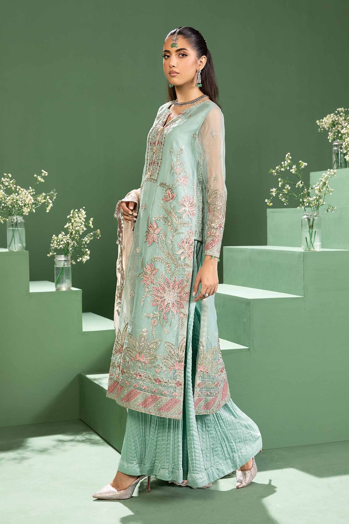 Maria b | Formal Wears | SF-W24-27 by Maria B - Designer Dress - Type: Formal - Available at Libayah - 100% Original