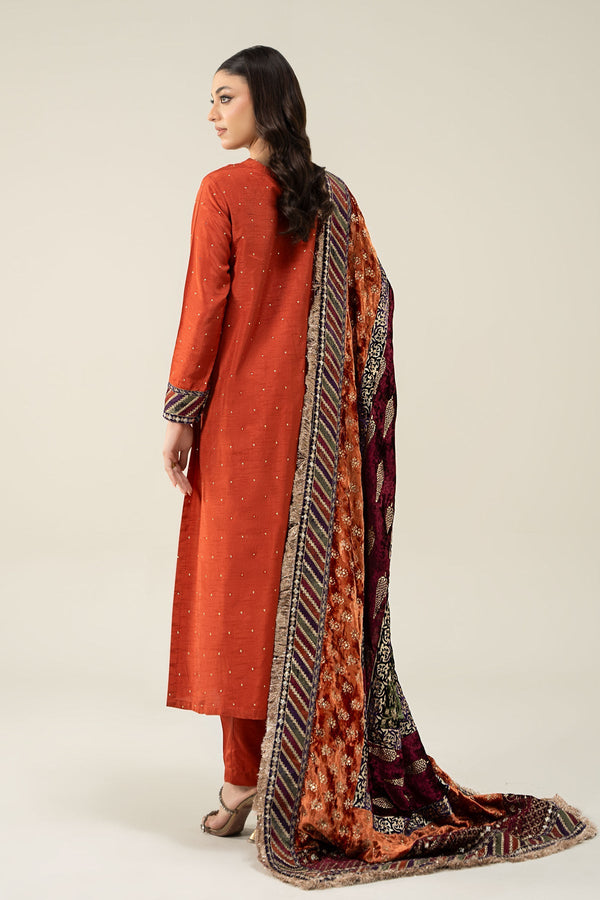 Maria B | Formal Wears | SF-W24-30 by Maria B - Designer Dress - Type: Ladies Clothes - Available at Libayah - 100% Original