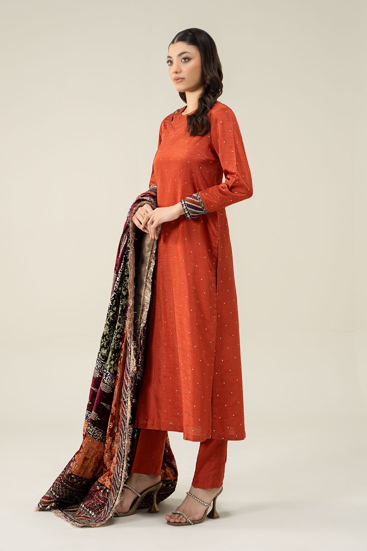 Maria B | Formal Wears | SF-W24-30 by Maria B - Designer Dress - Type: Ladies Clothes - Available at Libayah - 100% Original