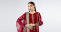 Maria B | Formal Wears | SF-W24-34 by Maria B - Designer Dress - Type: Ladies Clothes - Available at Libayah - 100% Original