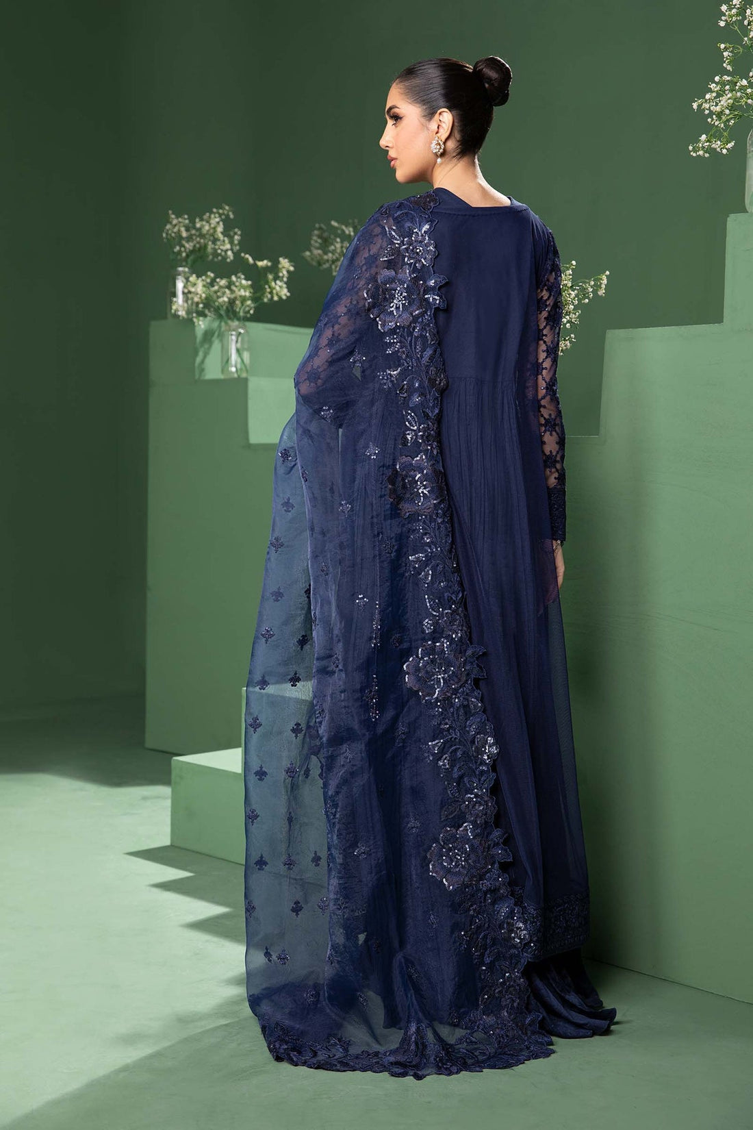Maria B | Formal Wears | SF-W24-44 by Maria B - Designer Dress - Type: Ladies Clothes - Available at Libayah - 100% Original