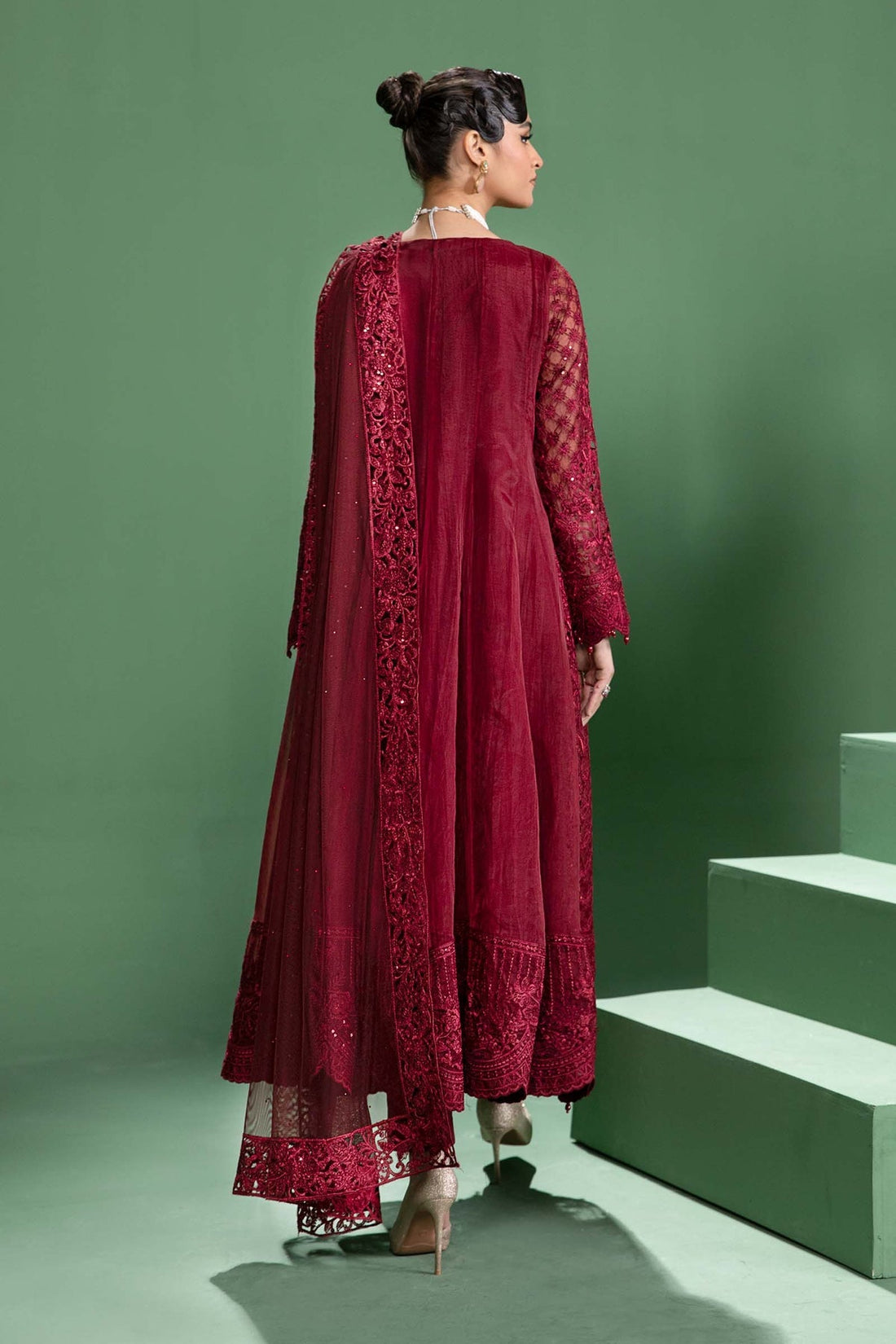 Maria b | Formal Wears | SF-W24-46 by Maria B - Designer Dress - Type: Formal - Available at Libayah - 100% Original