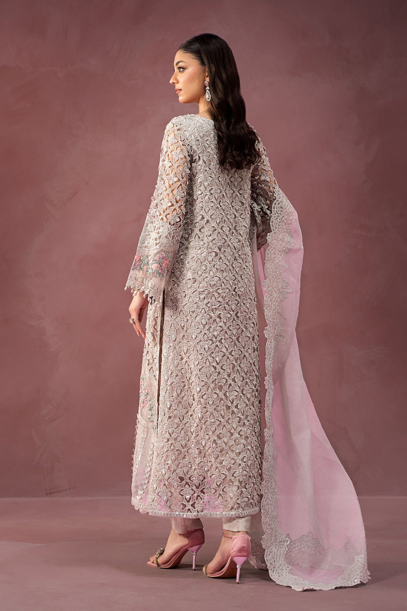 Maria B | Formal Wears | Organza Suit | SF-W24-69 by Maria B - Designer Dress - Type: Ladies Clothes - Available at Libayah - 100% Original