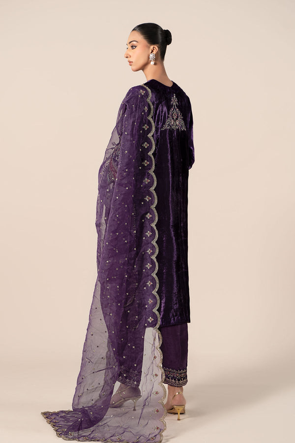 Maria B | Formal Wears | SF-W24-81 by Maria B - Designer Dress - Type: Ladies Clothes - Available at Libayah - 100% Original