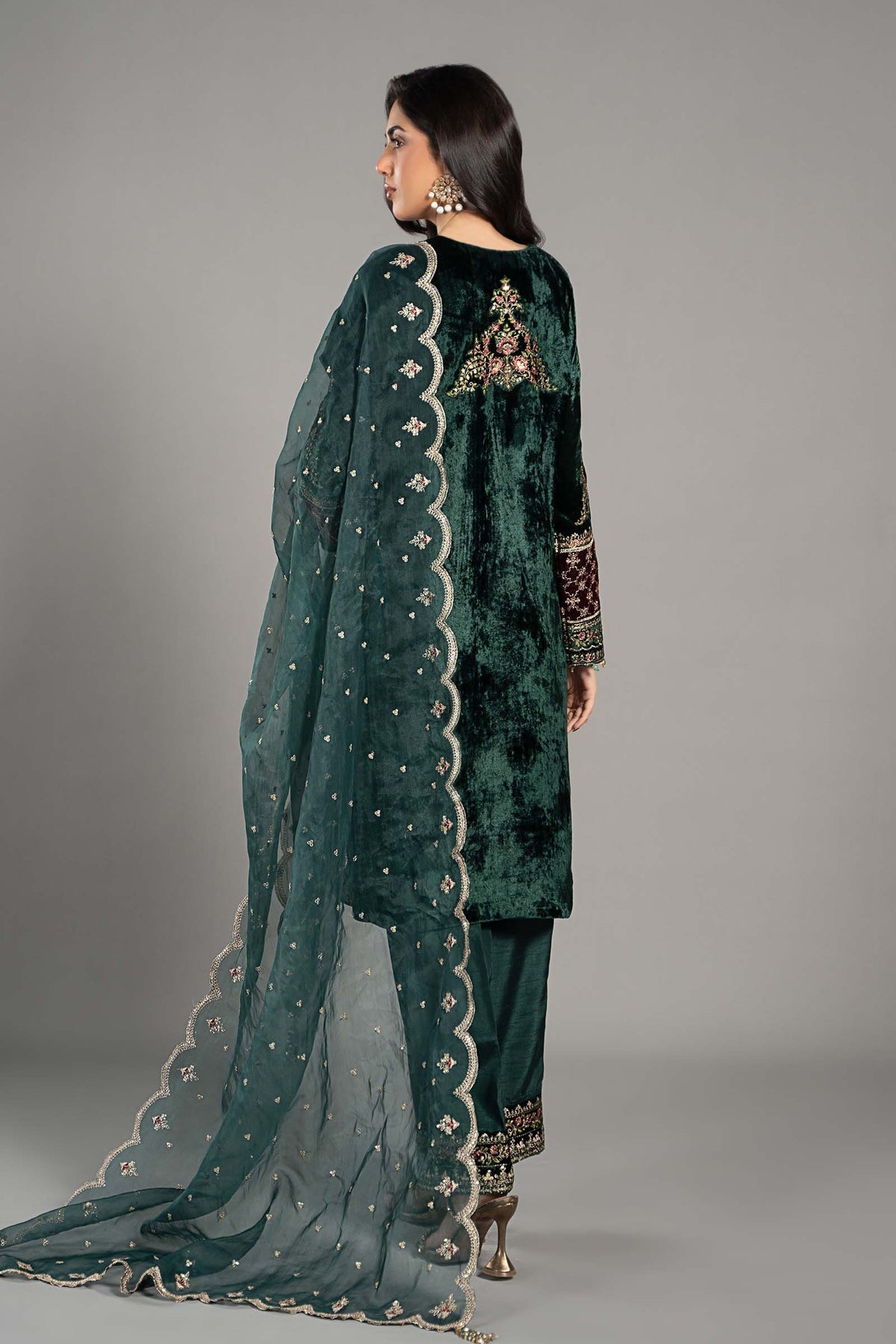Maria B | Formal Wears | SF-W24-81 by Maria B - Designer Dress - Type: Ladies Clothes - Available at Libayah - 100% Original
