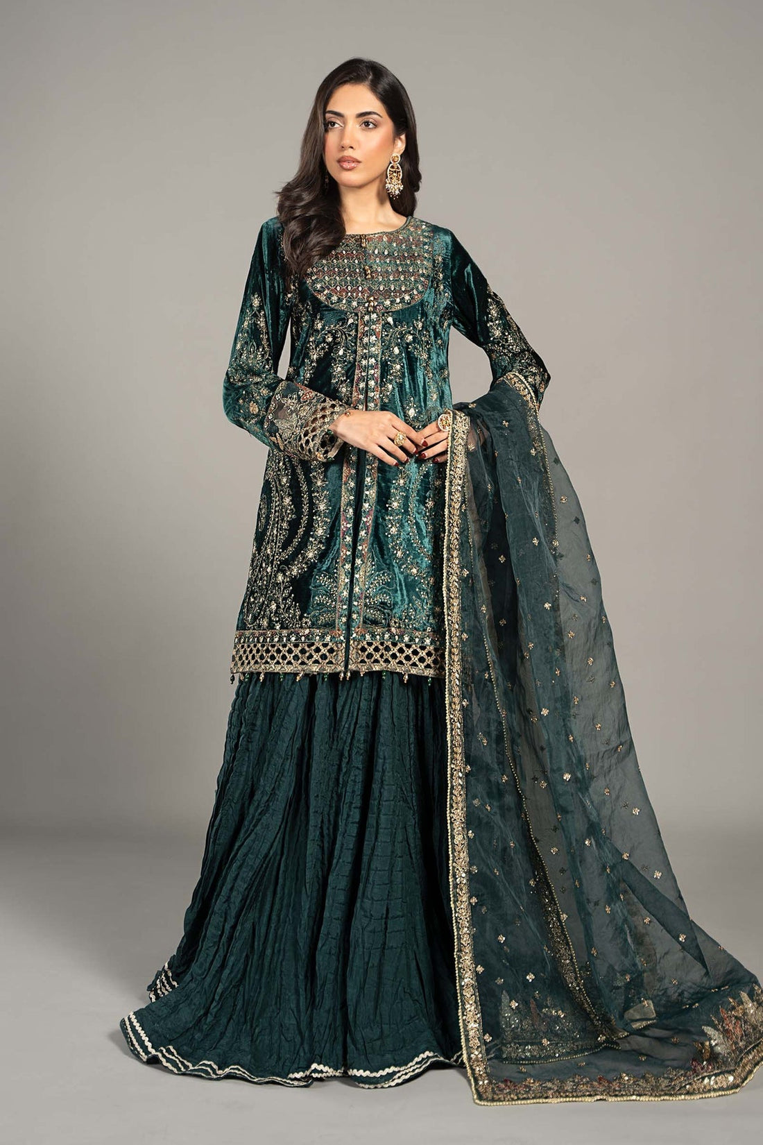Maria B | Formal Wears | SF-W24-87 by Maria B - Designer Dress - Type: Ladies Clothes - Available at Libayah - 100% Original
