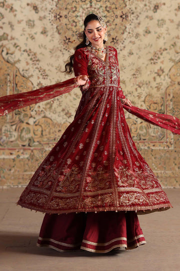 Maria B | Shehnai Luxury Formals | SF-W25-01 by Maria B - Designer Dress - Type : Ladies Clothes - Available at Libayah - 100% Original 