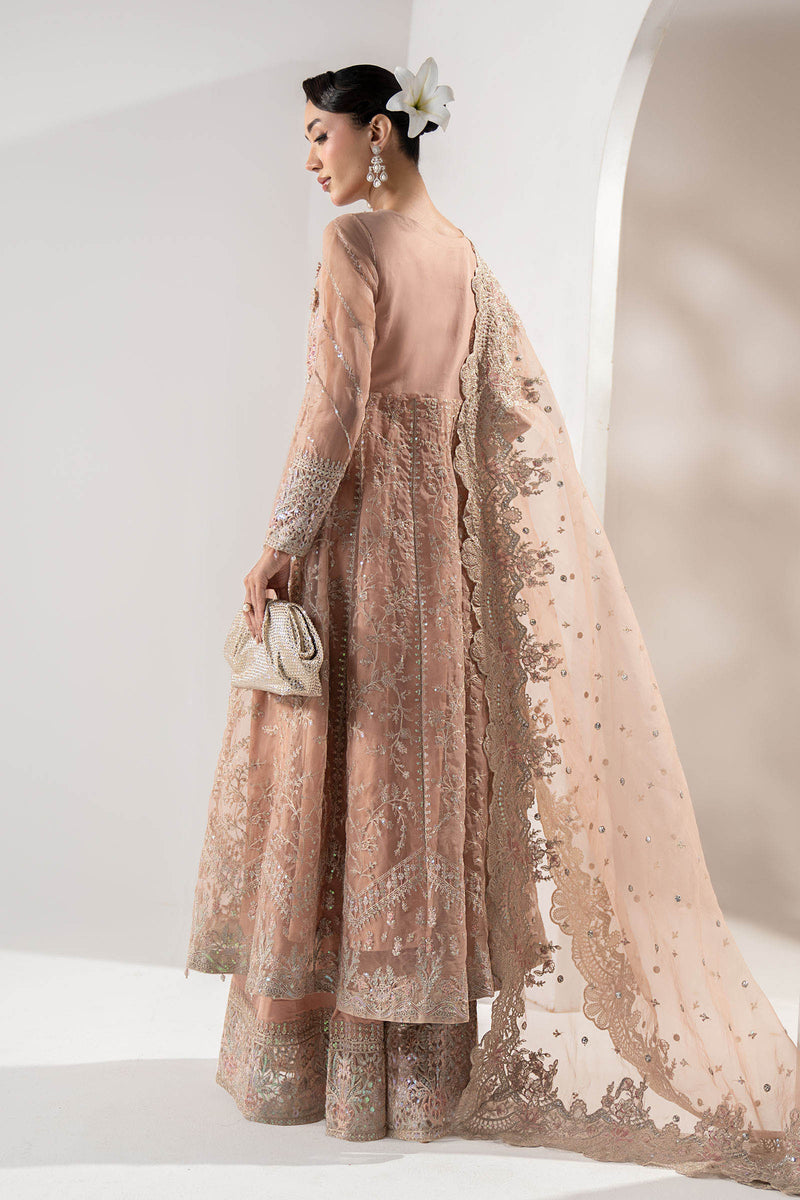 Maria B | Pre Fall Dresses | 3 Piece Embroidered Organza Suit ZS by Maria B - Designer Dress  - Type : Ladies Clothes - Available at Libayah - 100% Original 