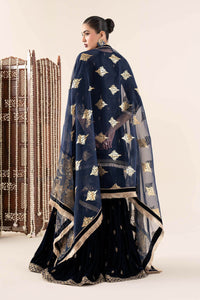 Maria B | Pre Fall 25 | SF-W25-43-Navy Blue by Maria B - Designer Dress - Type : Ladies Clothes - Available at Libayah - 100% Original 