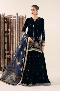 Maria B | Pre Fall 25 | SF-W25-43-Navy Blue by Maria B - Designer Dress - Type : Ladies Clothes - Available at Libayah - 100% Original 