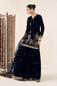 Maria B | Pre Fall 25 | SF-W25-43-Navy Blue by Maria B - Designer Dress - Type : Ladies Clothes - Available at Libayah - 100% Original 