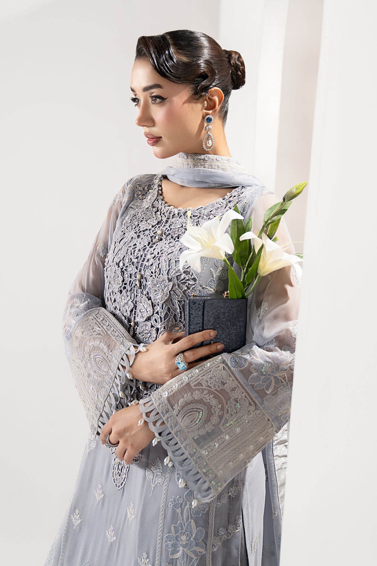 Maria B | Pre fall Dresses | SF-W25-47 I by Maria B - Designer Dress  - Type : Ladies Clothes - Available at Libayah - 100% Original 