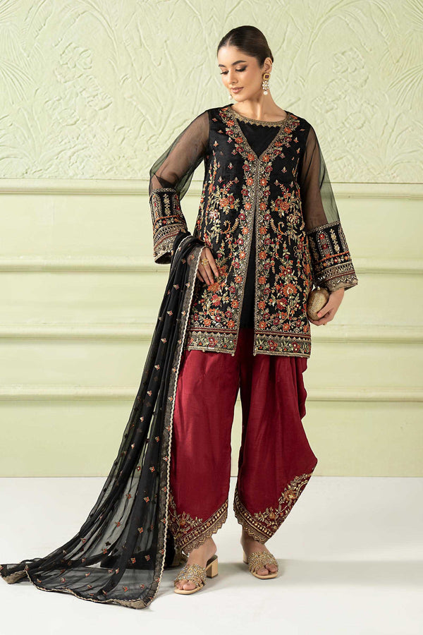 Maria b | Luxury Formal | SF-W25-56 by Maria B - Designer Dress  - Type : Ladies Clothes - Available at Libayah - 100% Original 