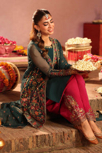 Maria b | Luxury Formal | SF-W25-56 by Maria B - Designer Dress  - Type : Ladies Clothes - Available at Libayah - 100% Original 