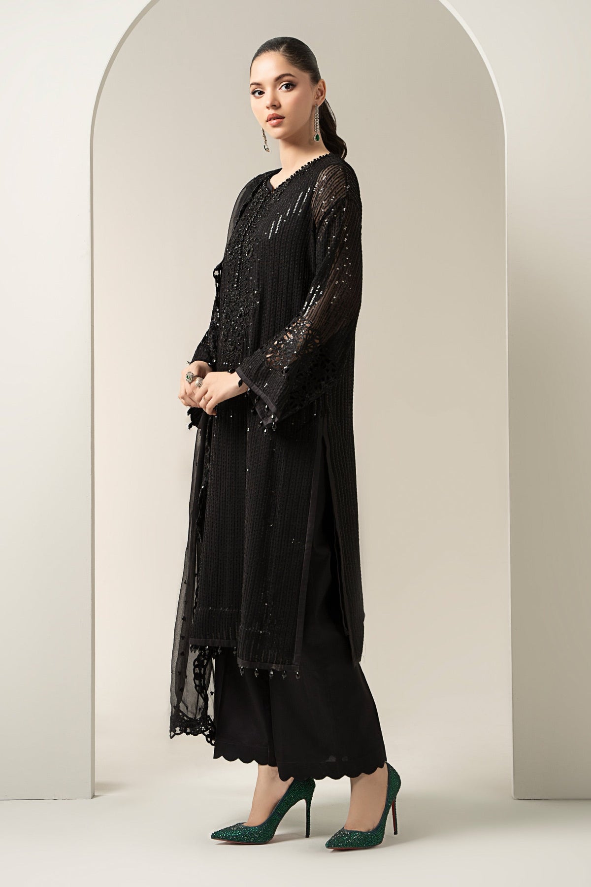 Maria B | Formal Wears | SF-EA25-03 by Maria B - Designer Dress - Type: Ladies Clothes - Available at Libayah - 100% Original