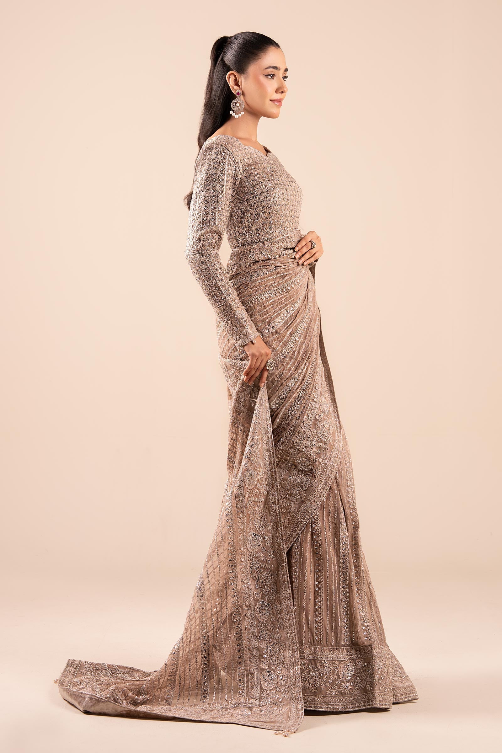 Maria B | Formal Wears | SF-EA25-17 by Maria B - Designer Dress  - Type : Ladies Clothes - Available at Libayah - 100% Original 