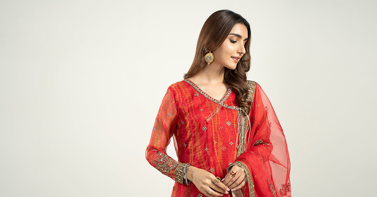 Maria B | Formal Wears | SF-EF22-43R1 by Maria B - Designer Dress - Type: Ladies Clothes - Available at Libayah - 100% Original