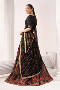 Maria B | Luxury Formals | SF-EF26-04-Black by Maria B - Designer Dress  - Type : Ladies Clothes - Available at Libayah - 100% Original 
