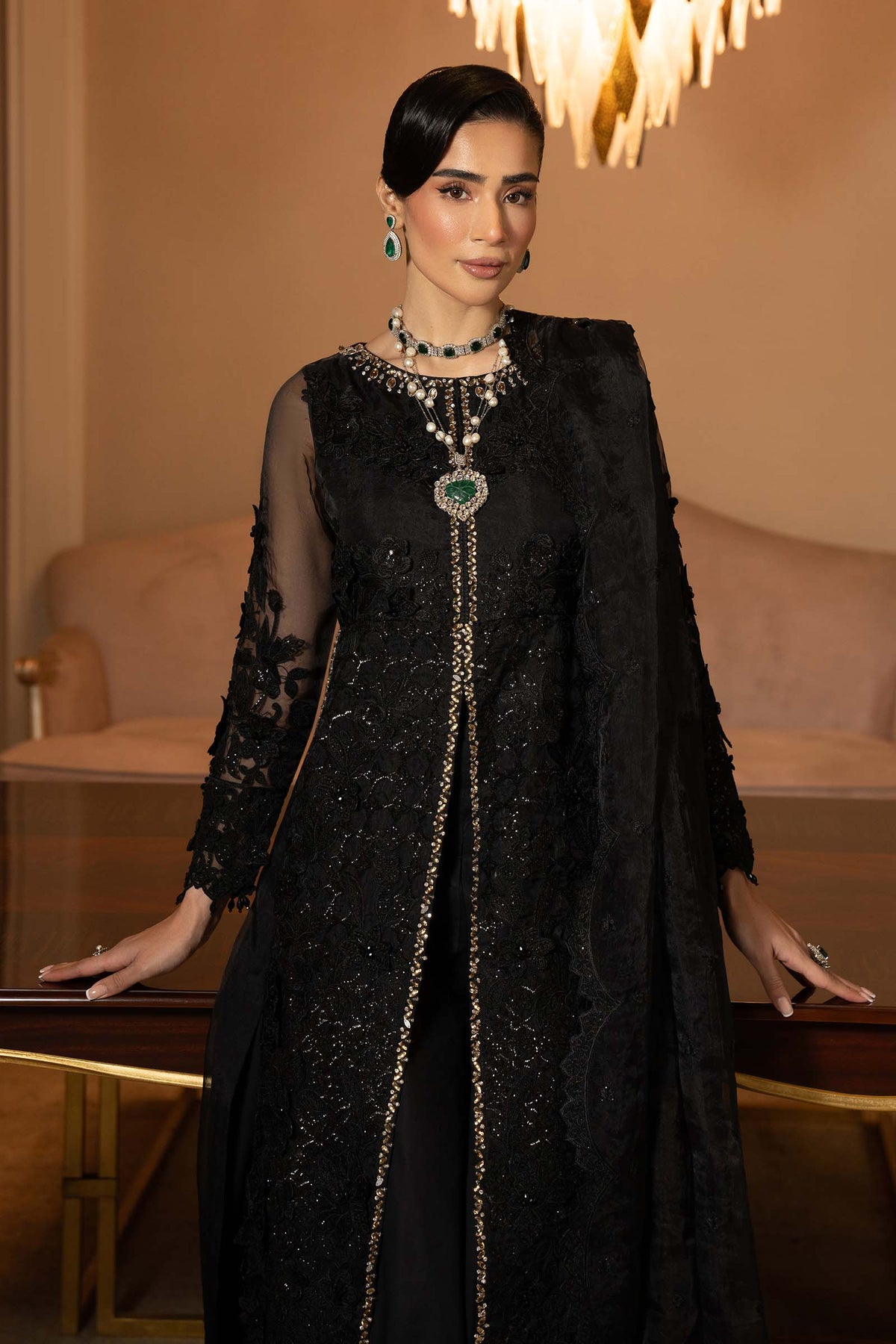 Maria B | Formal Wears | SF-EF25-04 by Maria B - Designer Dress - Type: Ladies Clothes - Available at Libayah - 100% Original