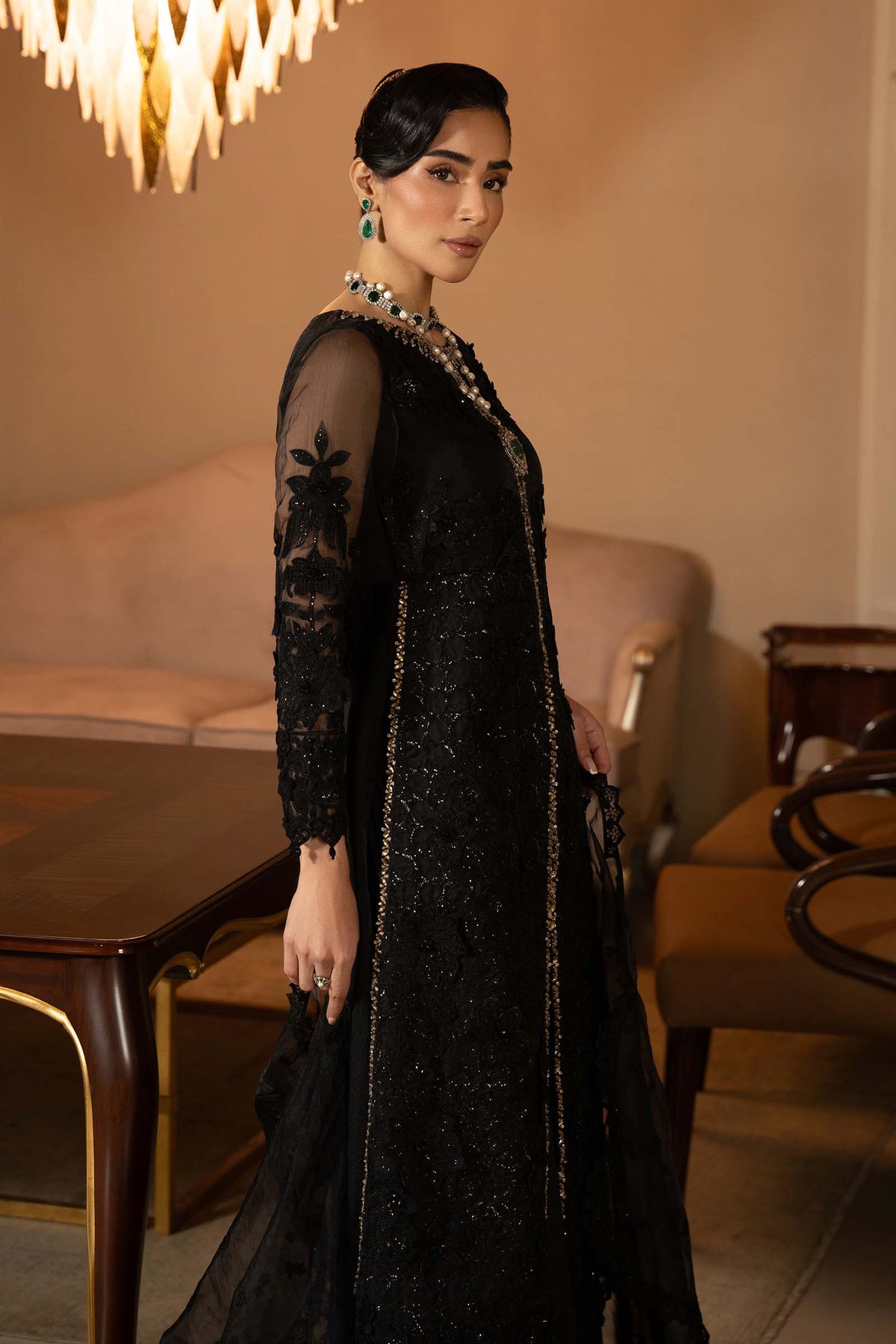 Maria B | Formal Wears | SF-EF25-04 by Maria B - Designer Dress - Type: Ladies Clothes - Available at Libayah - 100% Original