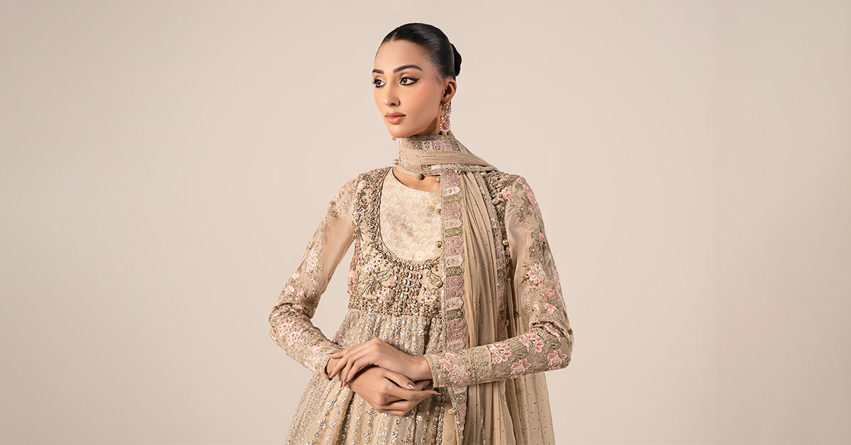 Maria B | Formal Wears | SF-EF25-43 by Maria B - Designer Dress - Type: Ladies Clothes - Available at Libayah - 100% Original