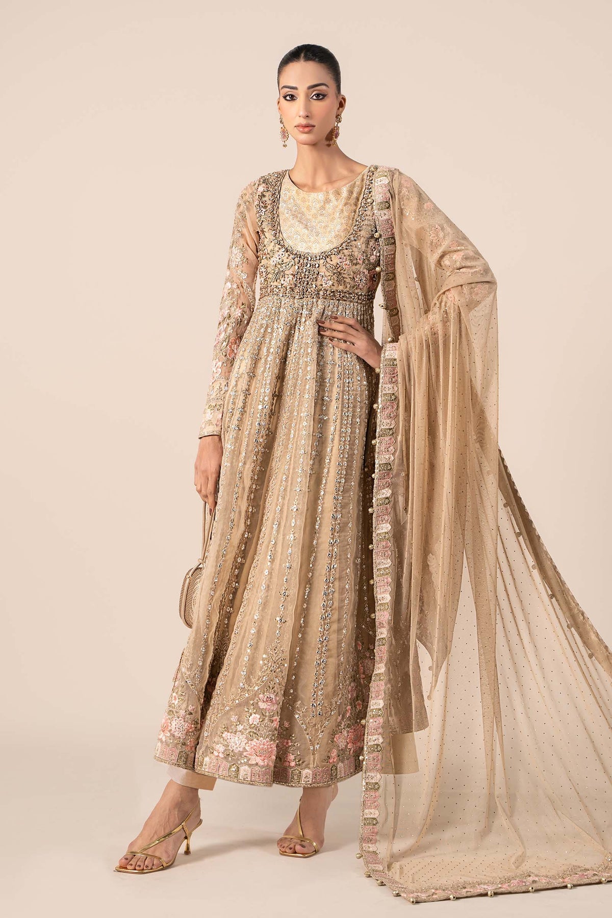 Maria B | Formal Wears | SF-EF25-43 by Maria B - Designer Dress - Type: Ladies Clothes - Available at Libayah - 100% Original