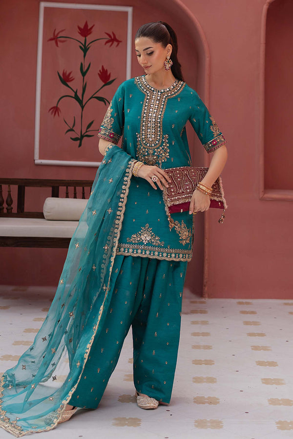 Maria B | Formal Wears | SF-EF25-63 by Maria B - Designer Dress - Type: Ladies Clothes - Available at Libayah - 100% Original
