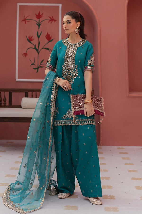 Maria B | Formal Wears | SF-EF25-63 by Maria B - Designer Dress - Type: Ladies Clothes - Available at Libayah - 100% Original