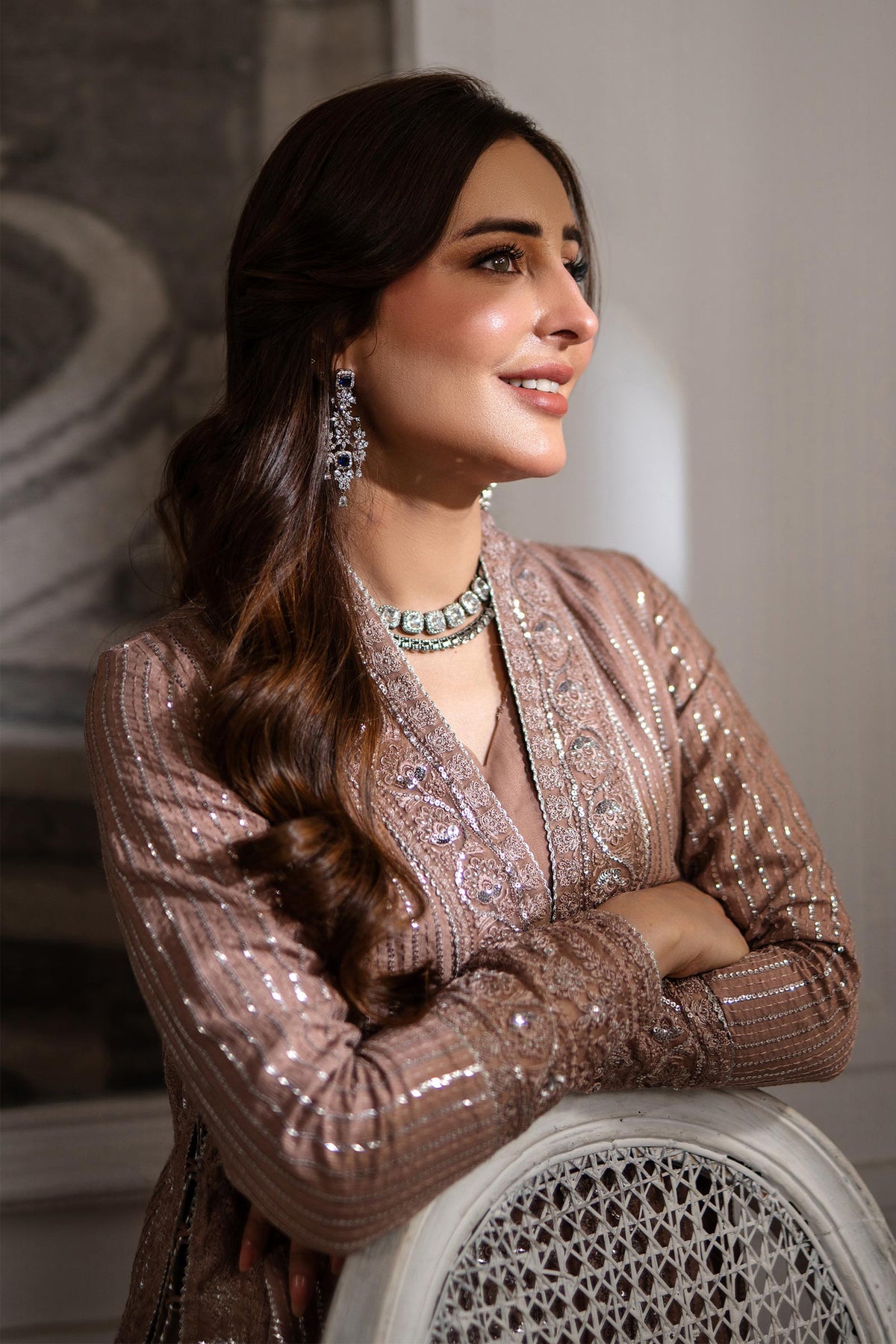 Maria B | Formal Wears | SF-EA25-16 by Maria B - Designer Dress  - Type : Ladies Clothes - Available at Libayah - 100% Original 