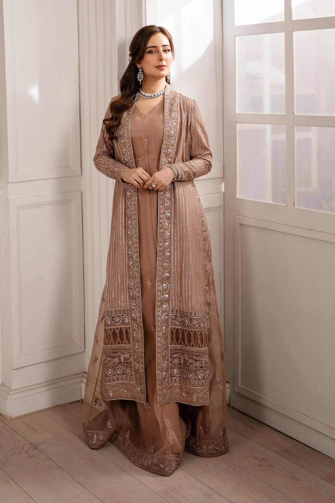 Maria B | Formal Wears | SF-EA25-16 by Maria B - Designer Dress  - Type : Ladies Clothes - Available at Libayah - 100% Original 