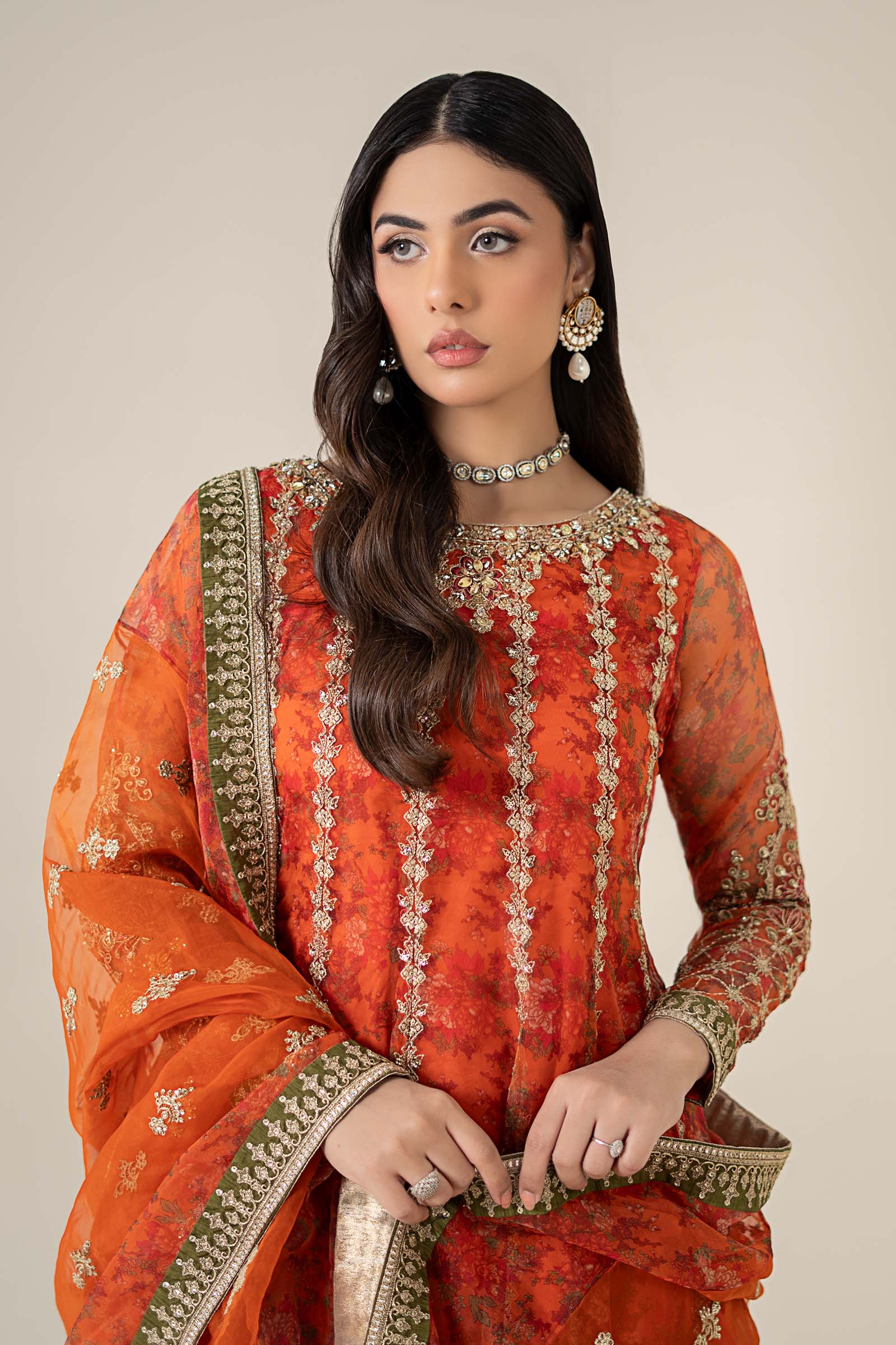 Maria B | Formal Wears | SF-EF25-03 by Maria B - Designer Dress - Type: Ladies Clothes - Available at Libayah - 100% Original