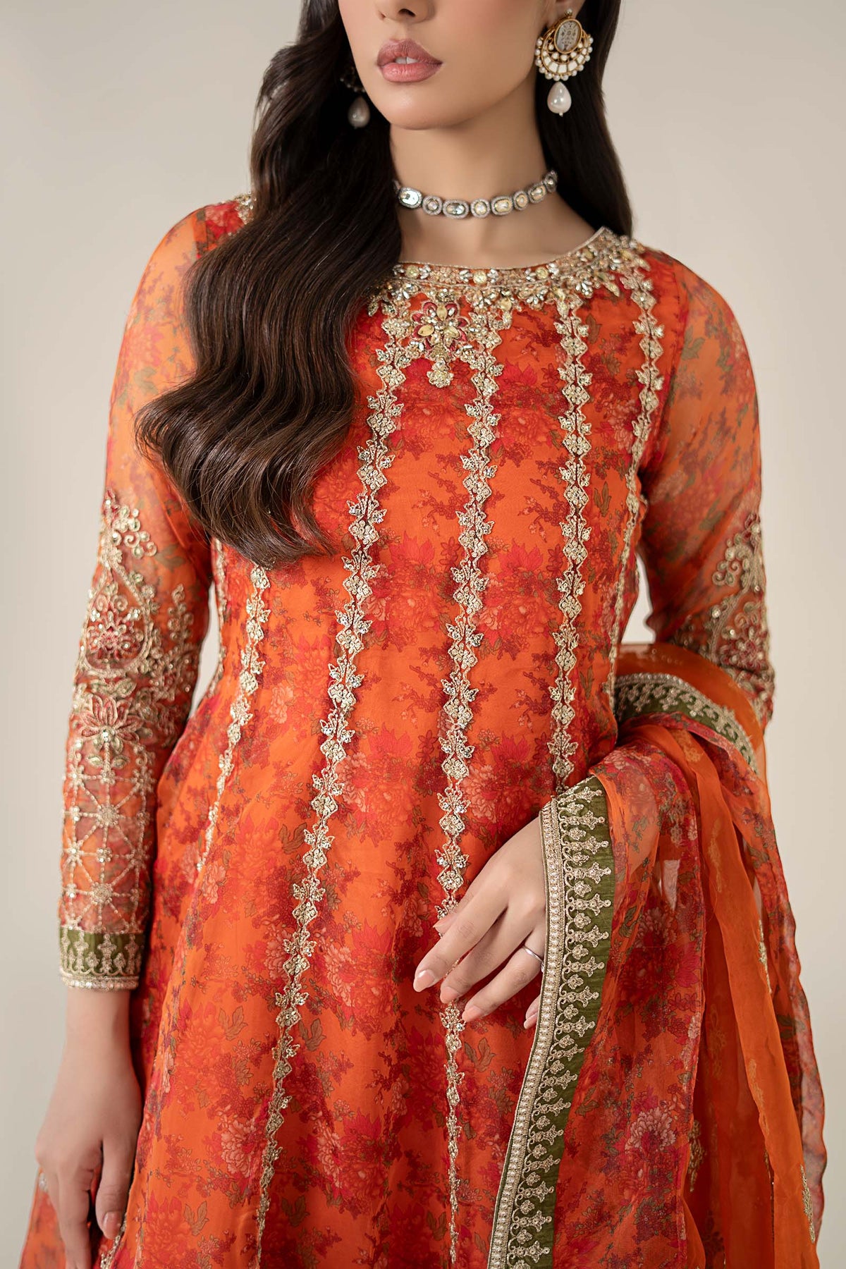 Maria B | Formal Wears | SF-EF25-03 by Maria B - Designer Dress - Type: Ladies Clothes - Available at Libayah - 100% Original