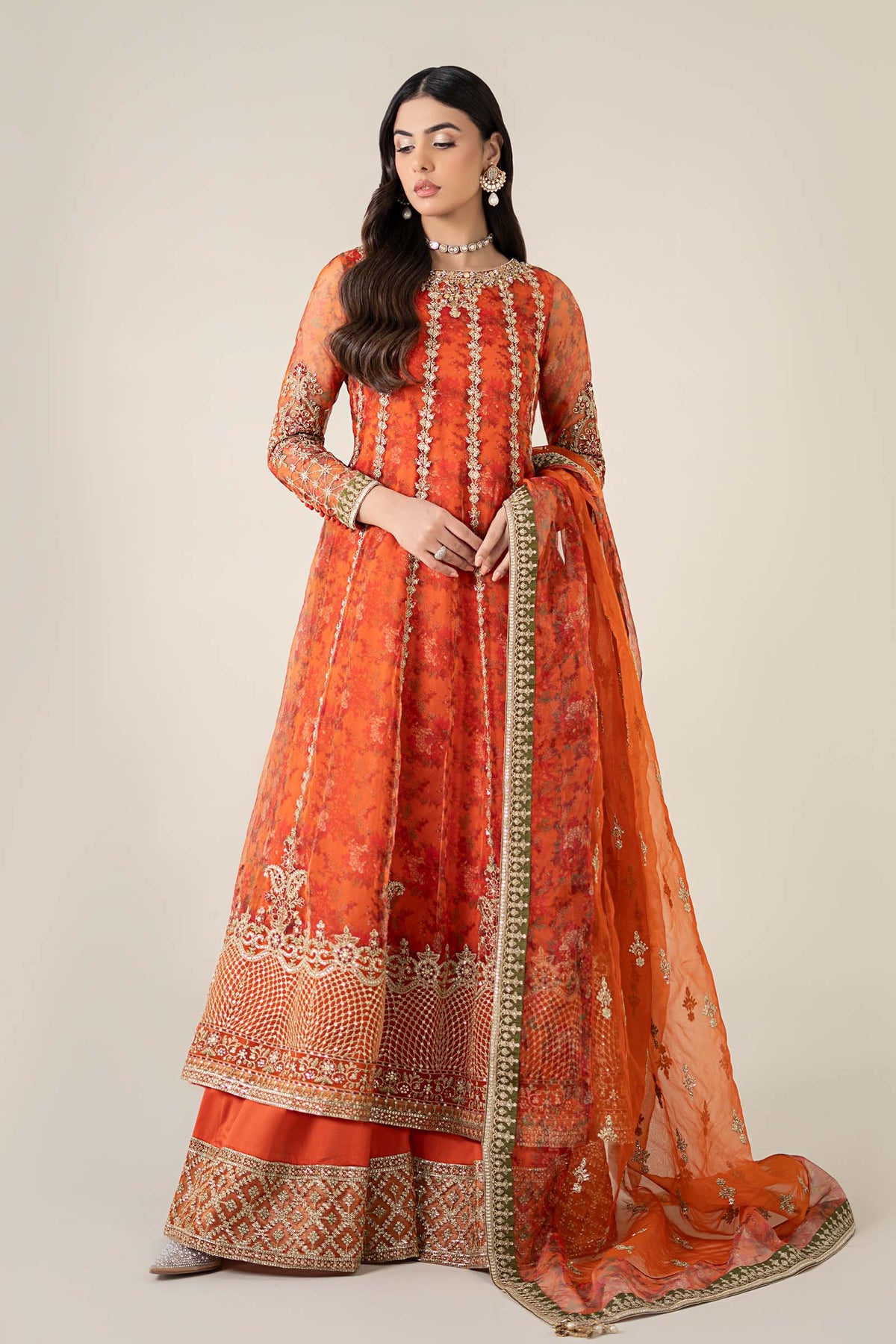 Maria B | Formal Wears | SF-EF25-03 by Maria B - Designer Dress - Type: Ladies Clothes - Available at Libayah - 100% Original