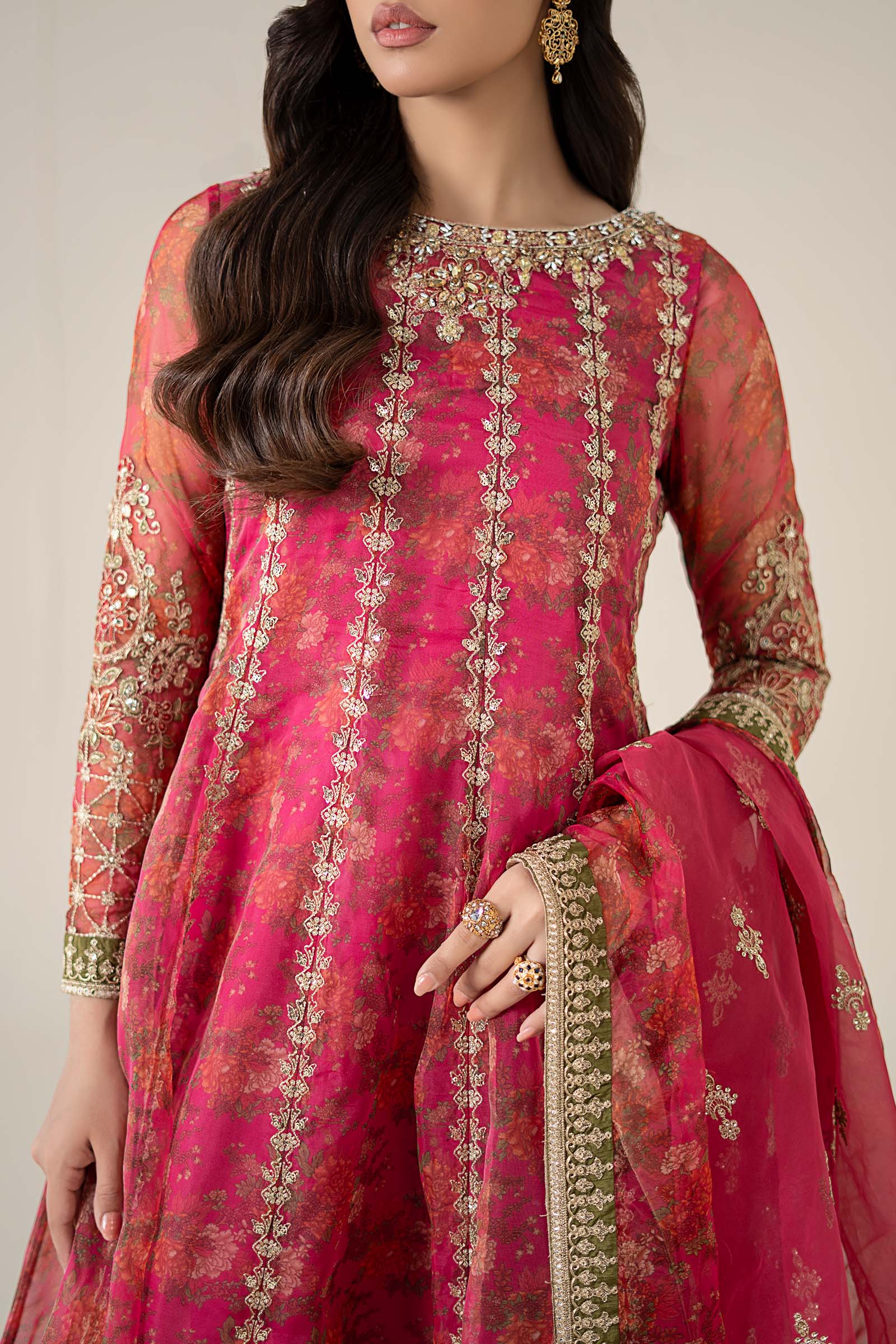 Maria B | Formal Wears | SF-EF25-03 by Maria B - Designer Dress - Type: Ladies Clothes - Available at Libayah - 100% Original