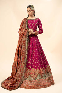 Maria B | Formal Wears | Raw Silk Suit | SF-W24-26-C by Maria B - Designer Dress - Type: Ladies Clothes - Available at Libayah - 100% Original